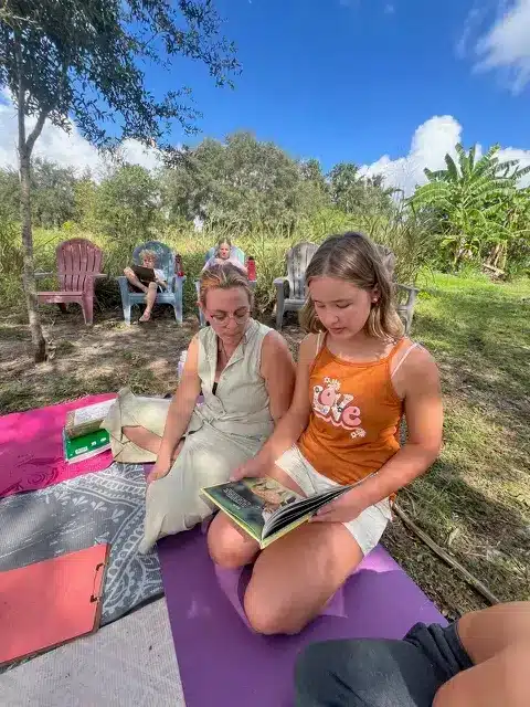 An Eco Kids Corner community activity station